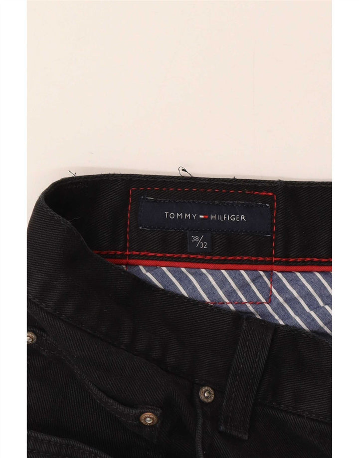 Tommy Hilfiger Straight Jeans til mænd W38 L32 Sort