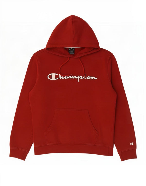 Champion Herre grafisk hættetrøje Jumper Medium Bourgogne bomuld