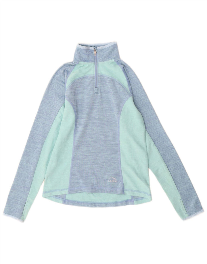 L.L.Bean Girls Pullover Træningsdragt Top 7-8 år Lille blå farveblok