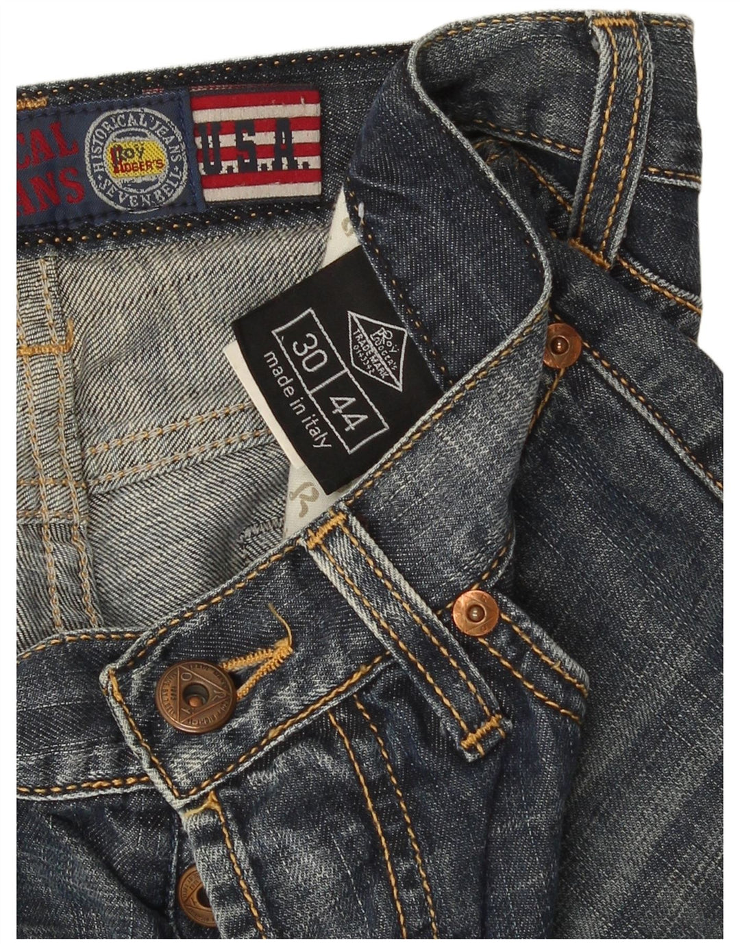 Roy Rogers Dame denim Shorts IT 44 Medium W30 Blå Bomuld
