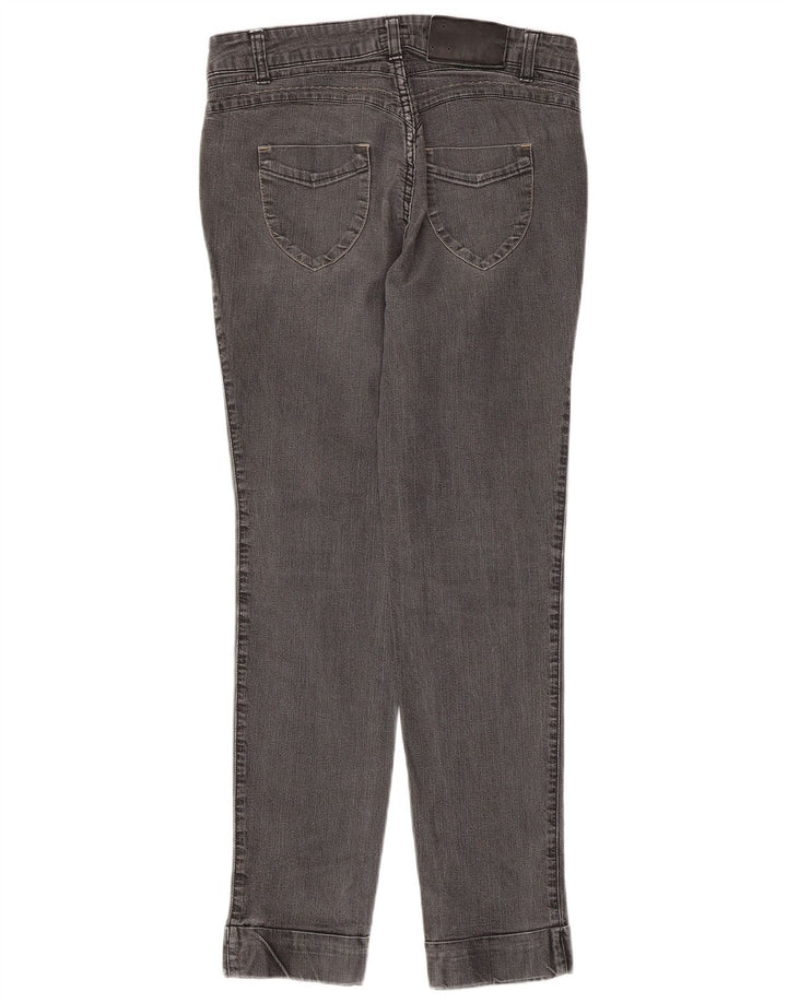 Trussardi Dame Slim Jeans W26 L28 Grå Bomuld