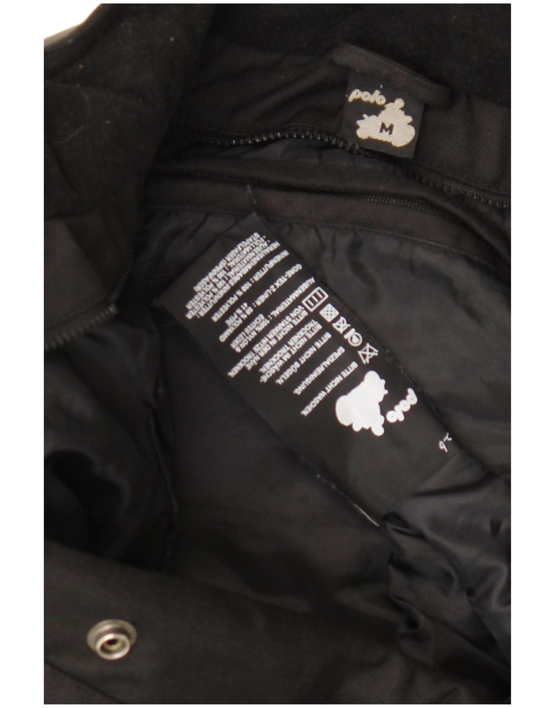 POLO Herre Gore-Tex Racer Jacket UK 38 Medium Sort Colourblock Nylon