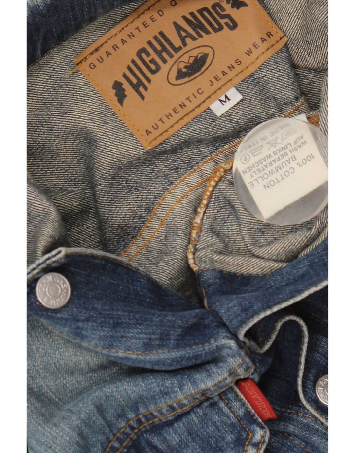 High Lands Herre denimjakke UK 38 Medium Blue Cotton