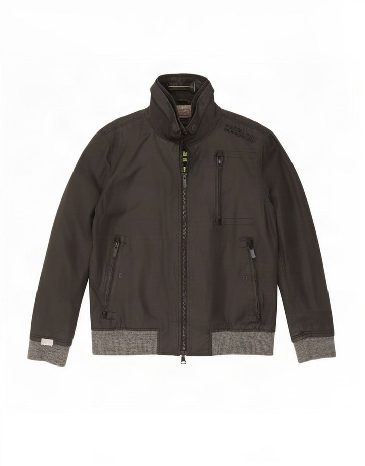 Superdry Bomberjakke til mænd UK 44 2XL sort polyester
