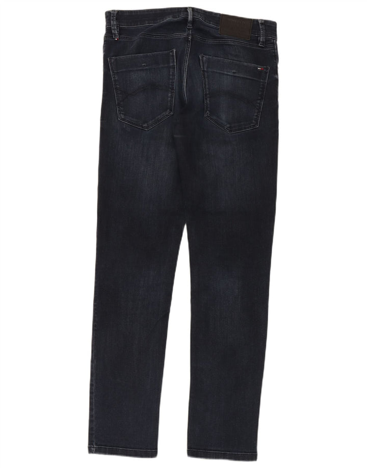 Tommy Hilfiger Herre Slim Jeans W30 L32 Marineblå Bomuld