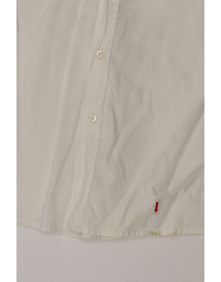 FRED PERRY Boys Shirt 7-8 Years White Cotton Vintage Fred Perry and Second-Hand Fred Perry from Messina Hembry 