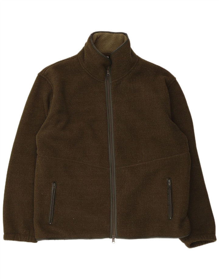 Vintage træningsdragt til mænd Topjakke Stor Khaki Polyester