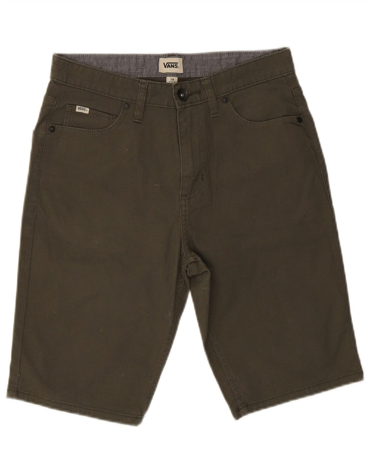 VANS Herre Casual Shorts W28 Small Khaki Bomuld