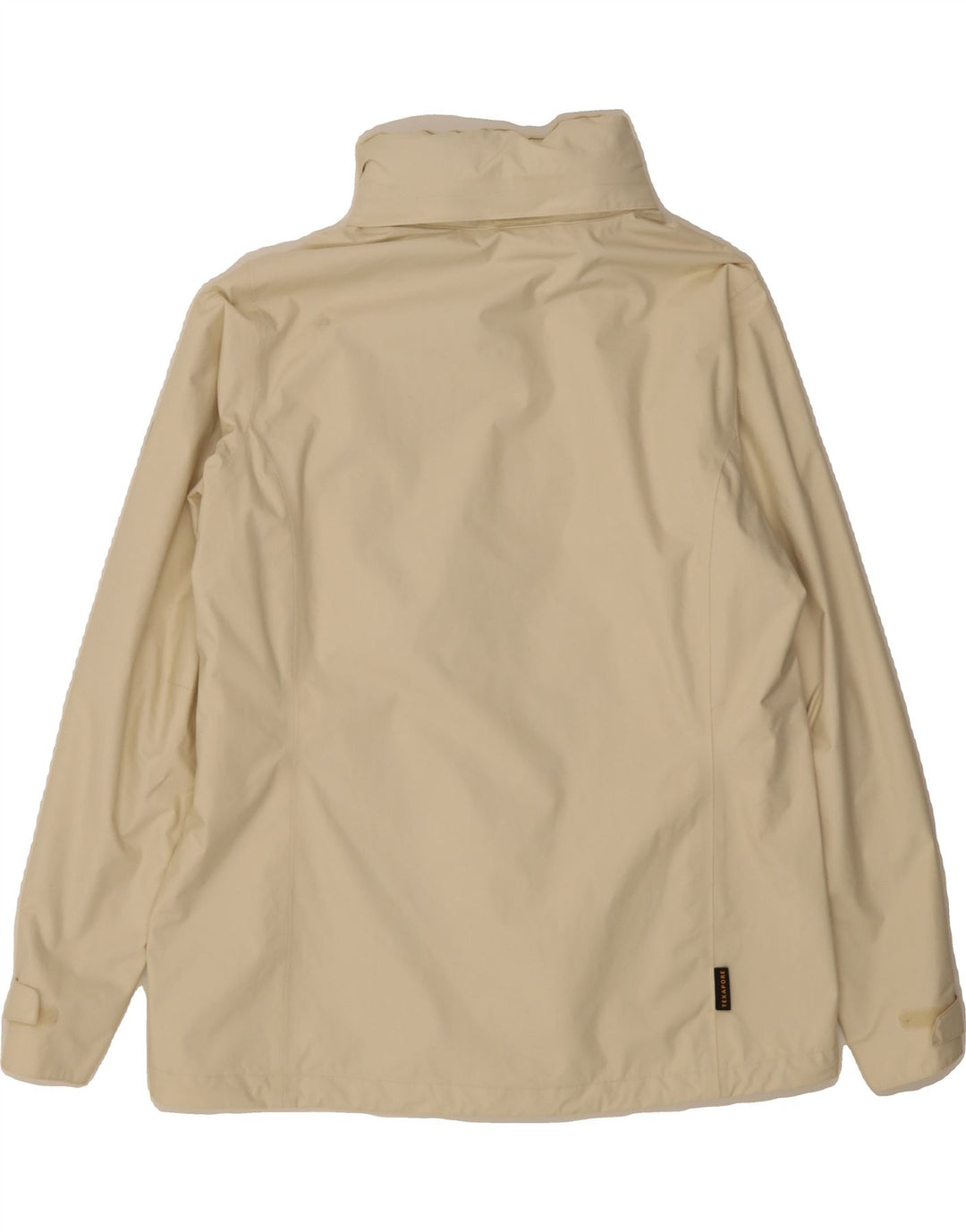 JACK WOLFSKIN Womens Rain Jacket UK 18 XL  Beige Polyamide Vintage Jack Wolfskin and Second-Hand Jack Wolfskin from Messina Hembry 