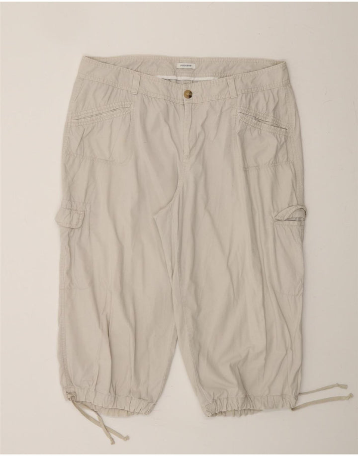 DOCKERS Womens Bermuda Shorts US 16 2XL W36  Off White Cotton Vintage Dockers and Second-Hand Dockers from Messina Hembry 