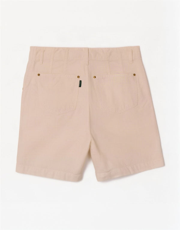 Kenny S Kvinder Højtalje Casual Shorts W32 Large White Linen