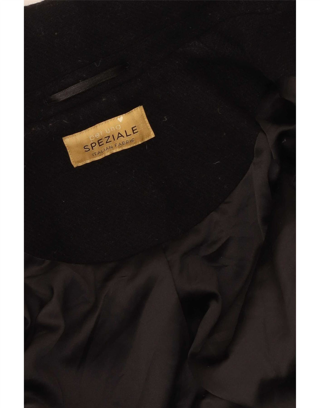 Marks & Spencer Dame Per Una Dobbeltradet Frakke UK 12 Medium Sort