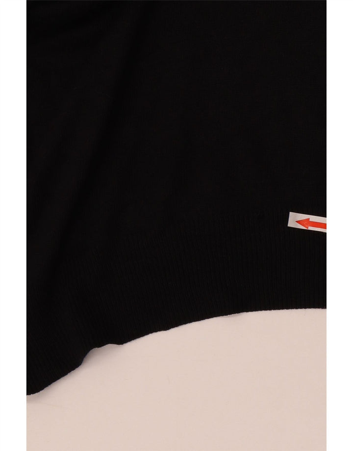 Marks & Spencer Herre Regular Fit V-hals sweater XL sort bomuld