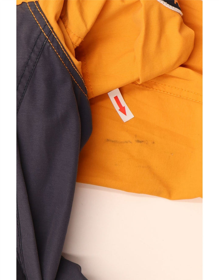 Superdry Herre grafisk vindjakke UK 40 Large Orange Colourblock