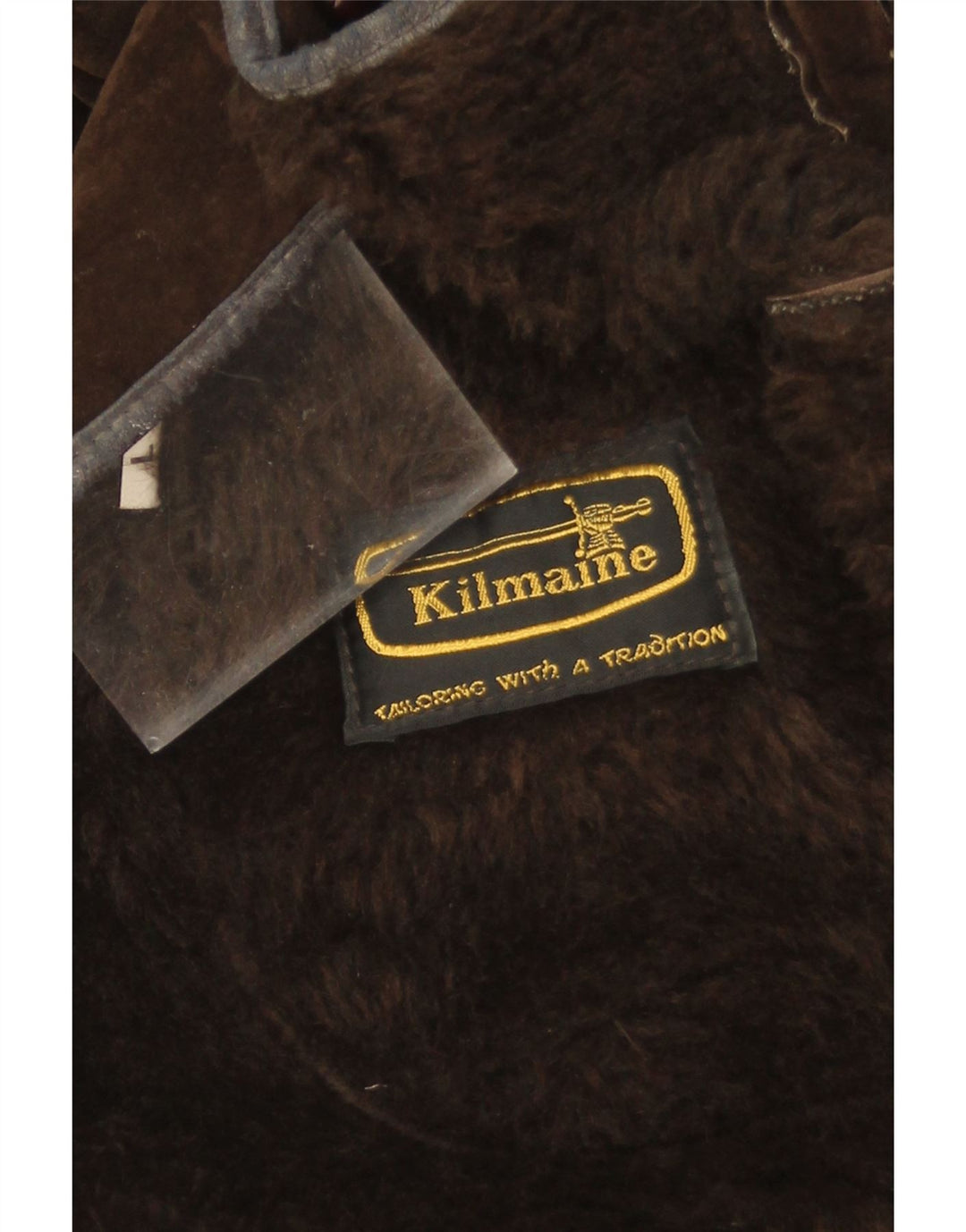 Kilmaine Herre Sherpa Overfrakke UK 40 Stor Brun Akryl