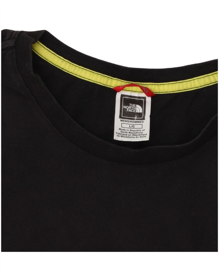 THE NORTH FACE Mens Graphic T-Shirt Top Large Black