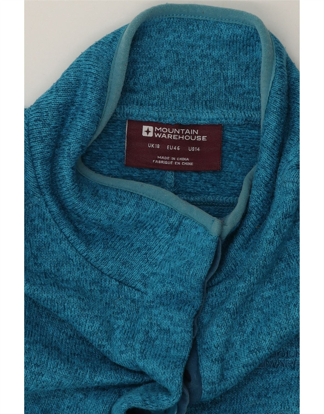 MOUNTAIN WAREHOUSE Dame Oversized Sweatshirt Jumper UK 18 XL Blå