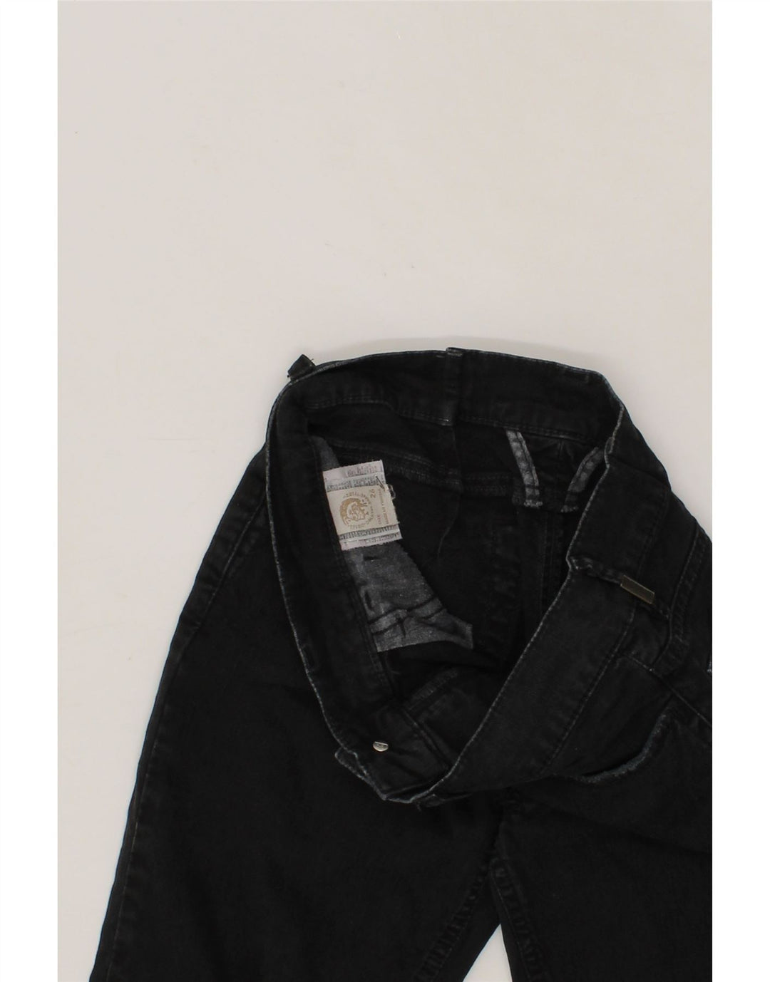 DIESEL Womens Straight Jeans W26 L27 Navy Blue Cotton Vintage Diesel and Second-Hand Diesel from Messina Hembry 