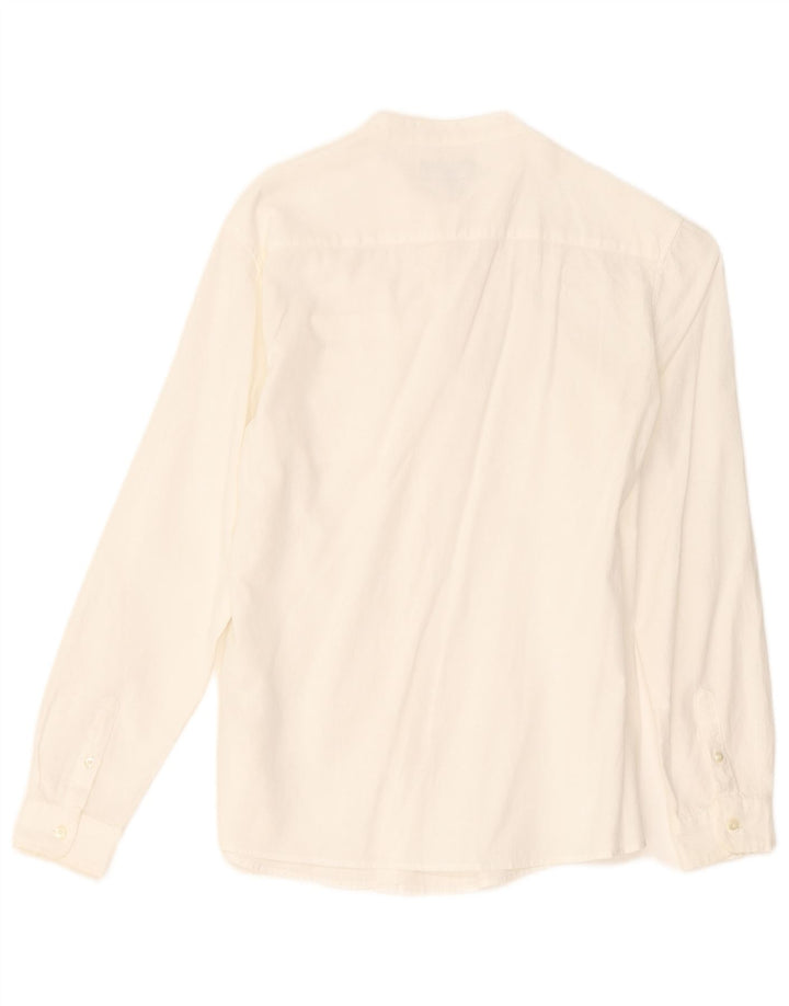 Woolrich Dameskjorte UK 12 Medium Hvid Bomuld