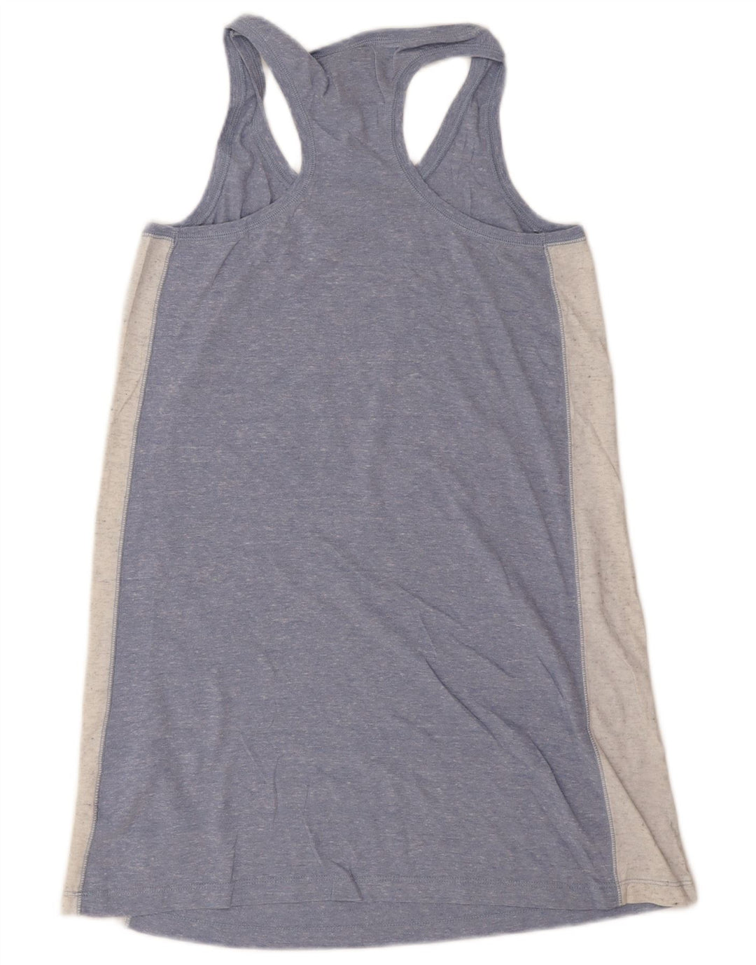 NIKE Grafisk ærmeløs T-shirtkjole til kvinder UK 10 Lille blå farveblok