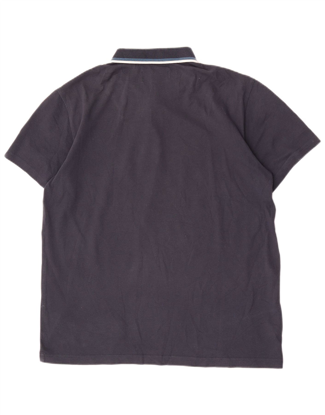 Penguin herre poloshirt Stor marineblå stribet bomuld