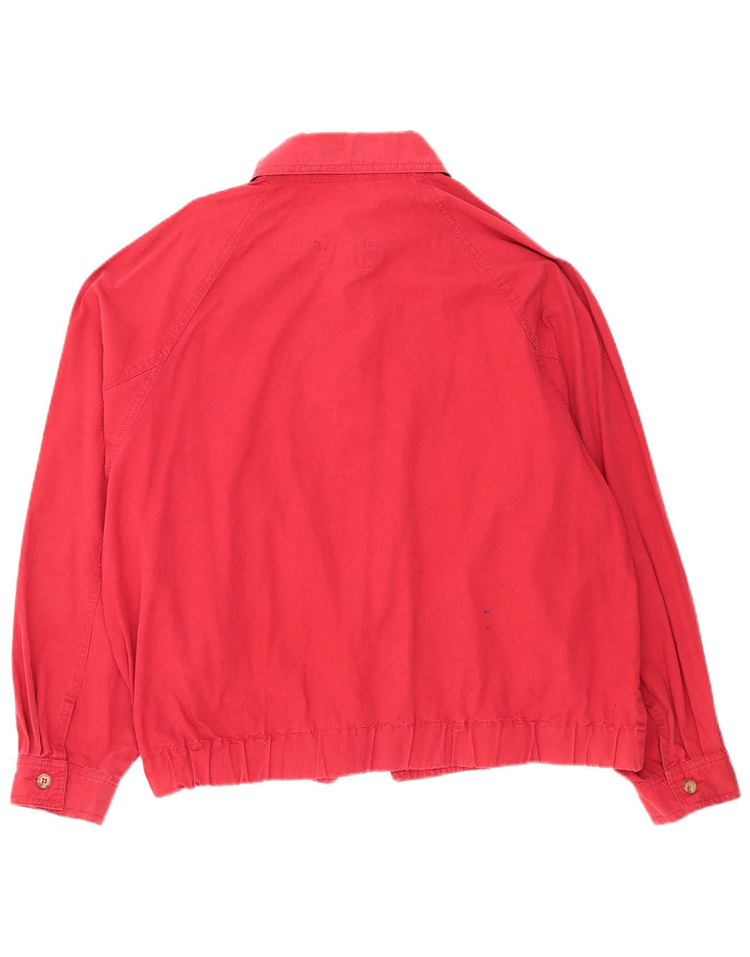 James Dillon Herre Loose Fit Bomber Jacket UK 38 Medium Rød Bomuld