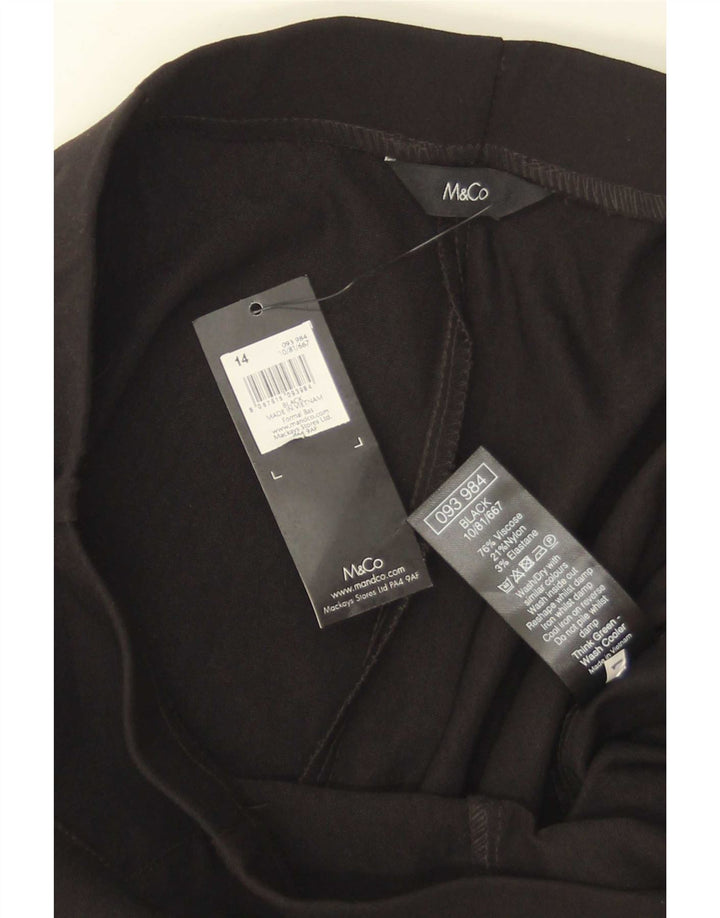 M&Co Dame Leggings UK 14 Medium Sort Viscose