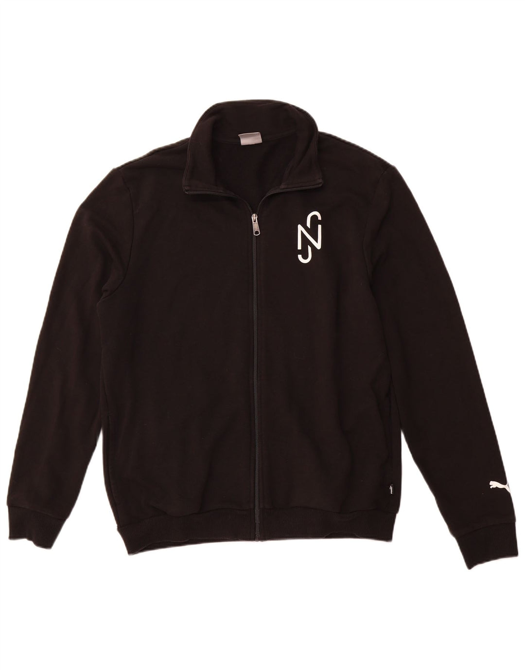 PUMA Grafisk træningsdragt til mænd, topjakke, stor sort