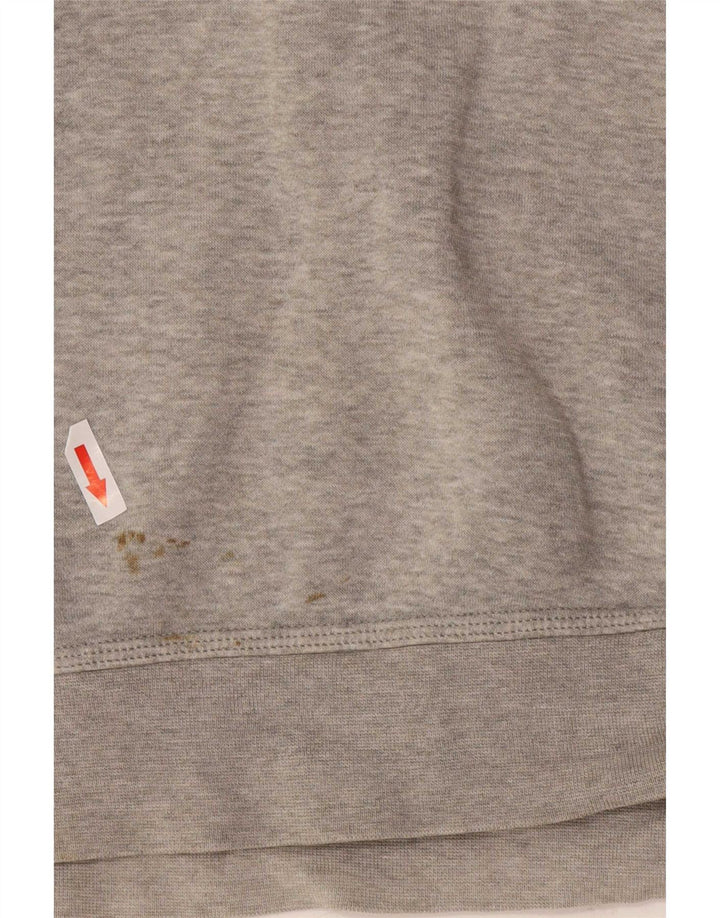 Nike Sweatshirt-trøje til mænd, stor grå flækket bomuld