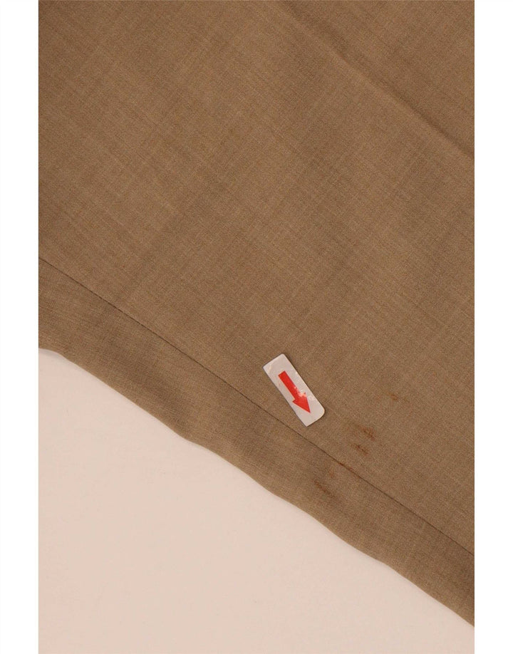 Farah Straight Suit Bukser til mænd W36 L29 Beige Polyester