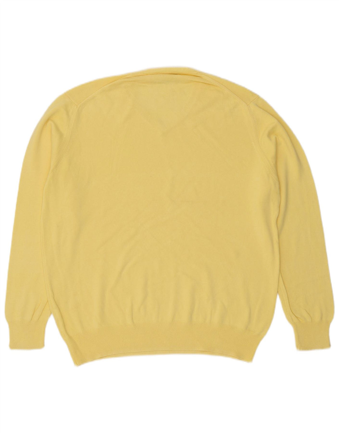 Zara Herre V-hals sweater XL Gul