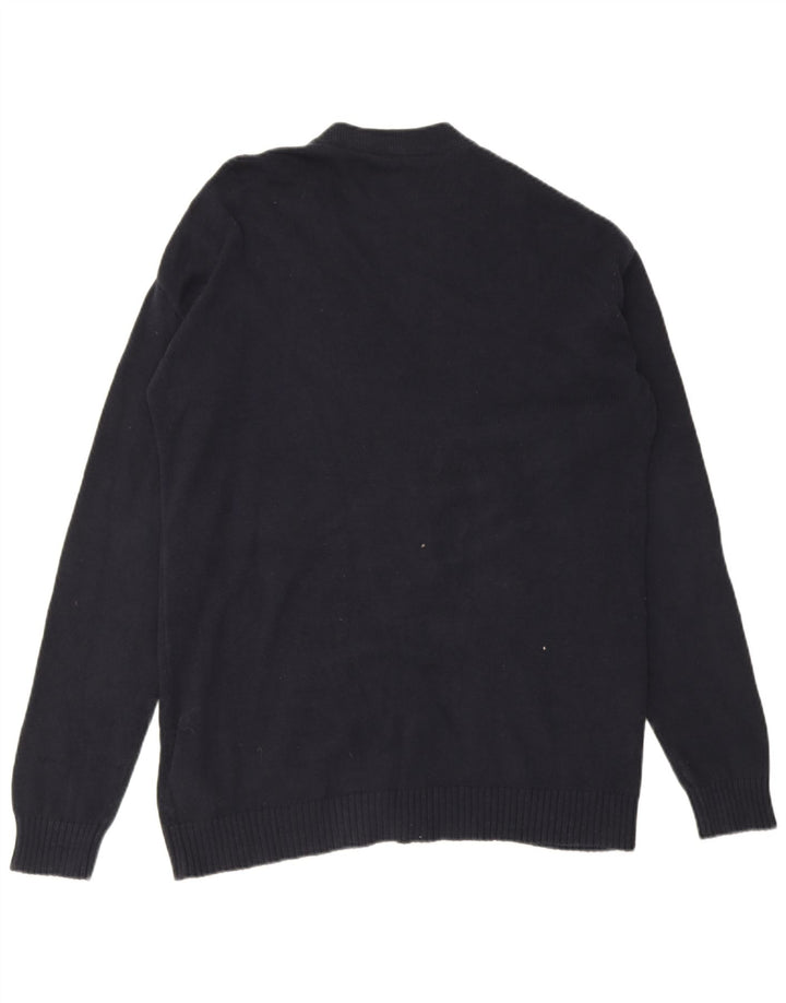 Jack & Jones herre cardigan sweater Stor marineblå bomuld