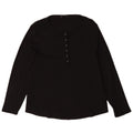 Marks & Spencer Dametop Langærmet UK 22 3XL Sort Bomuld