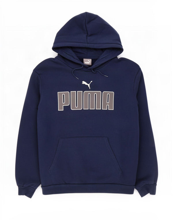 Puma Herre grafisk hættetrøje 3XL marineblå bomuld