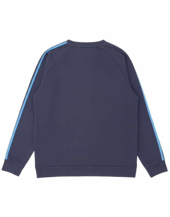 Adidas sweatshirt til mænd Medium marineblå bomuld