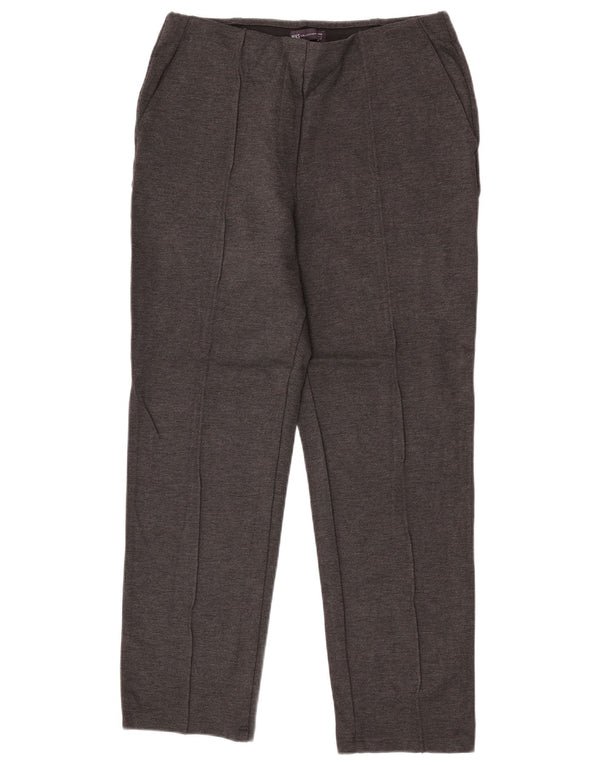 Marks & Spencer kvinders højtaljede chinobukser UK 14 Large W32 L28 Grå