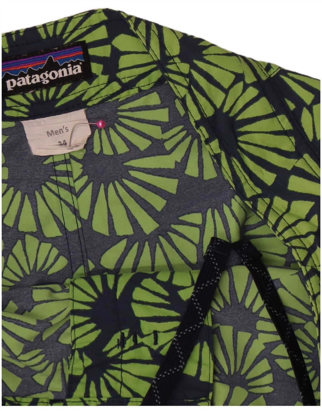 Patagonia Badeshorts til mænd store marineblå blomster