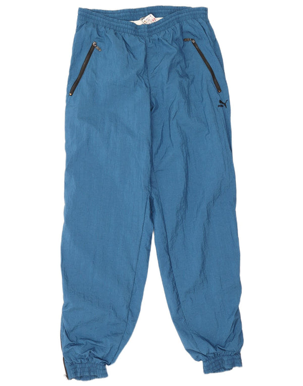 Puma Mens Tracksuit Trousers Joggers Large  Blue Polyamide