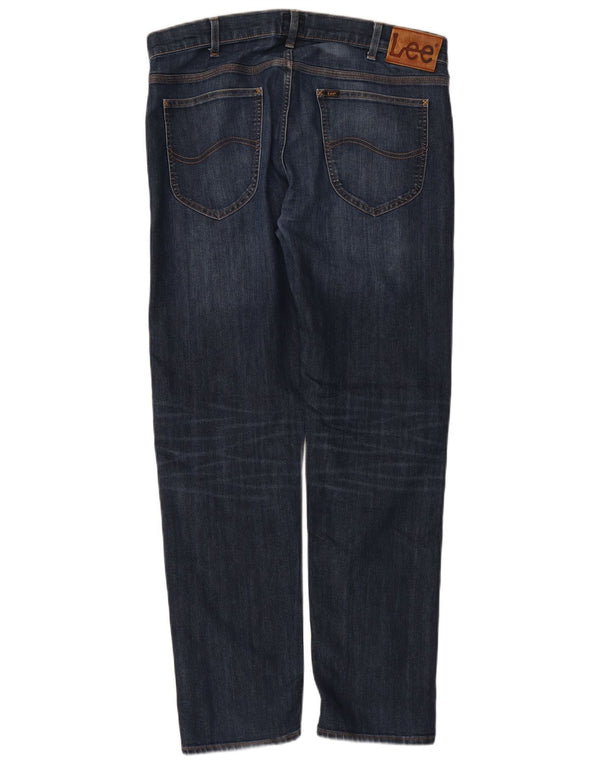 LEE Straight Jeans til mænd W36 L31 Blå