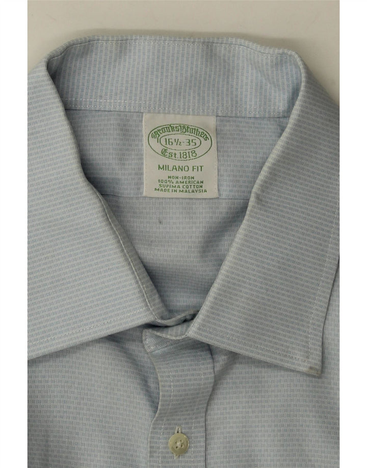 BROOKS BROTHERS Herreskjorte str. 16 1/2 Stor blåstribet bomuld