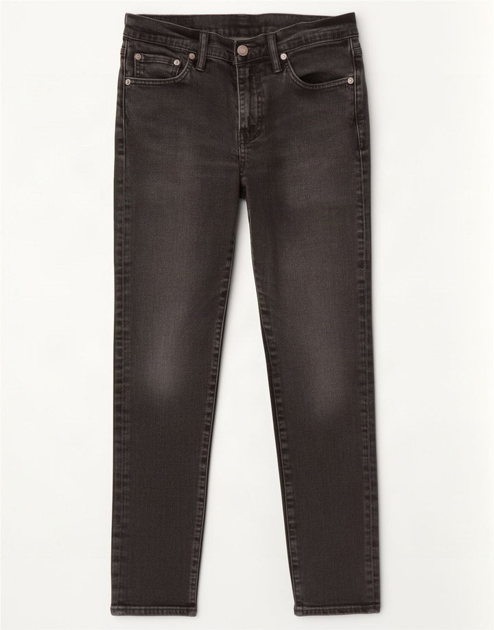 Levi's Womens 511 Slim Jeans W30 L27 Sort bomuld