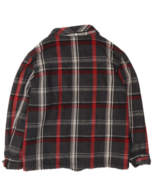Dickies Herre Sherpa Utility Jacket UK 40 Stor flerfarvet ternet bomuld