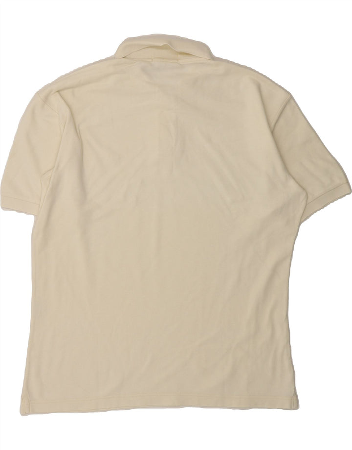 FILA Mens Polo Shirt IT 52 Large Off White Cotton Vintage Fila and Second-Hand Fila from Messina Hembry 