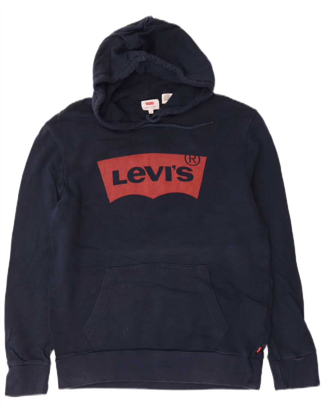 Levi's Grafisk hættetrøje til mænd mellem marineblå bomuld
