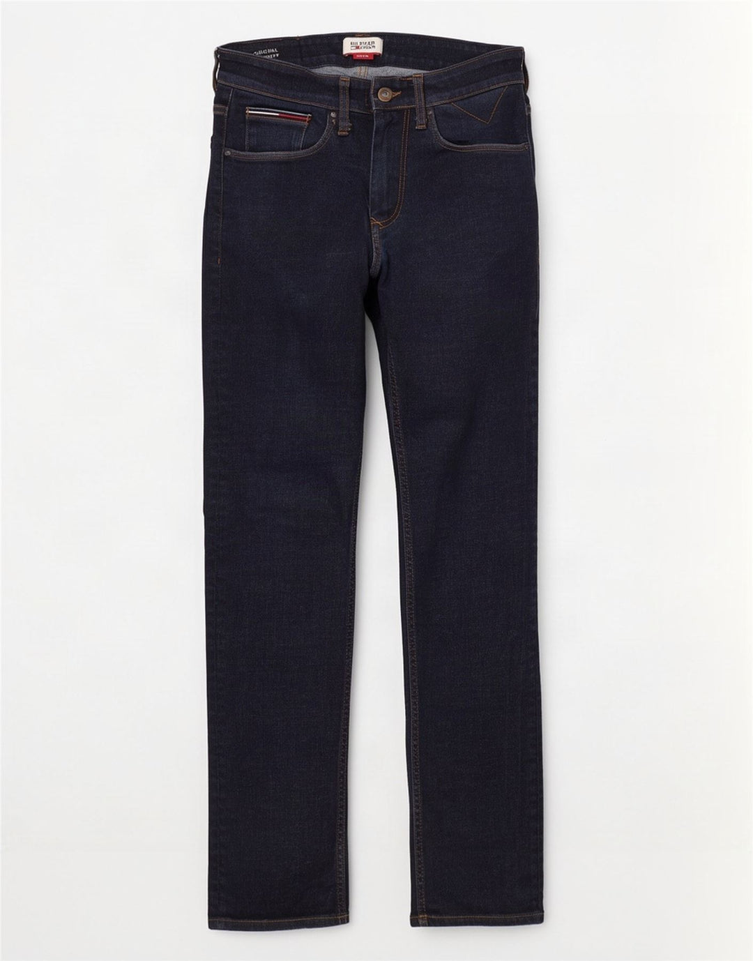 Tommy Hilfiger Straight Jeans til mænd W29 L34 Marineblå Bomuld