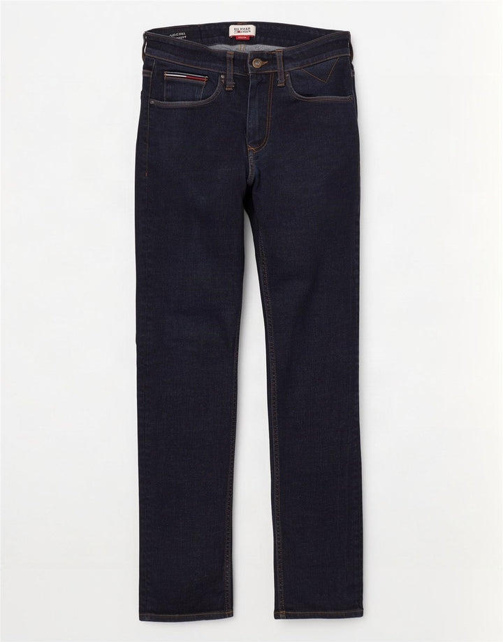 Tommy Hilfiger Straight Jeans til mænd W29 L34 Marineblå Bomuld
