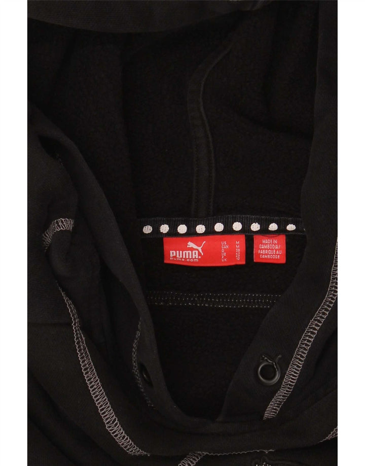 Puma Graphic Hoodie Jumper UK 12 Medium Sort