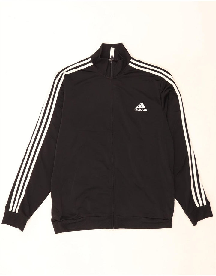 Adidas Træningsdragt til mænd Topjakke UK 48/50 XL Sort Polyester