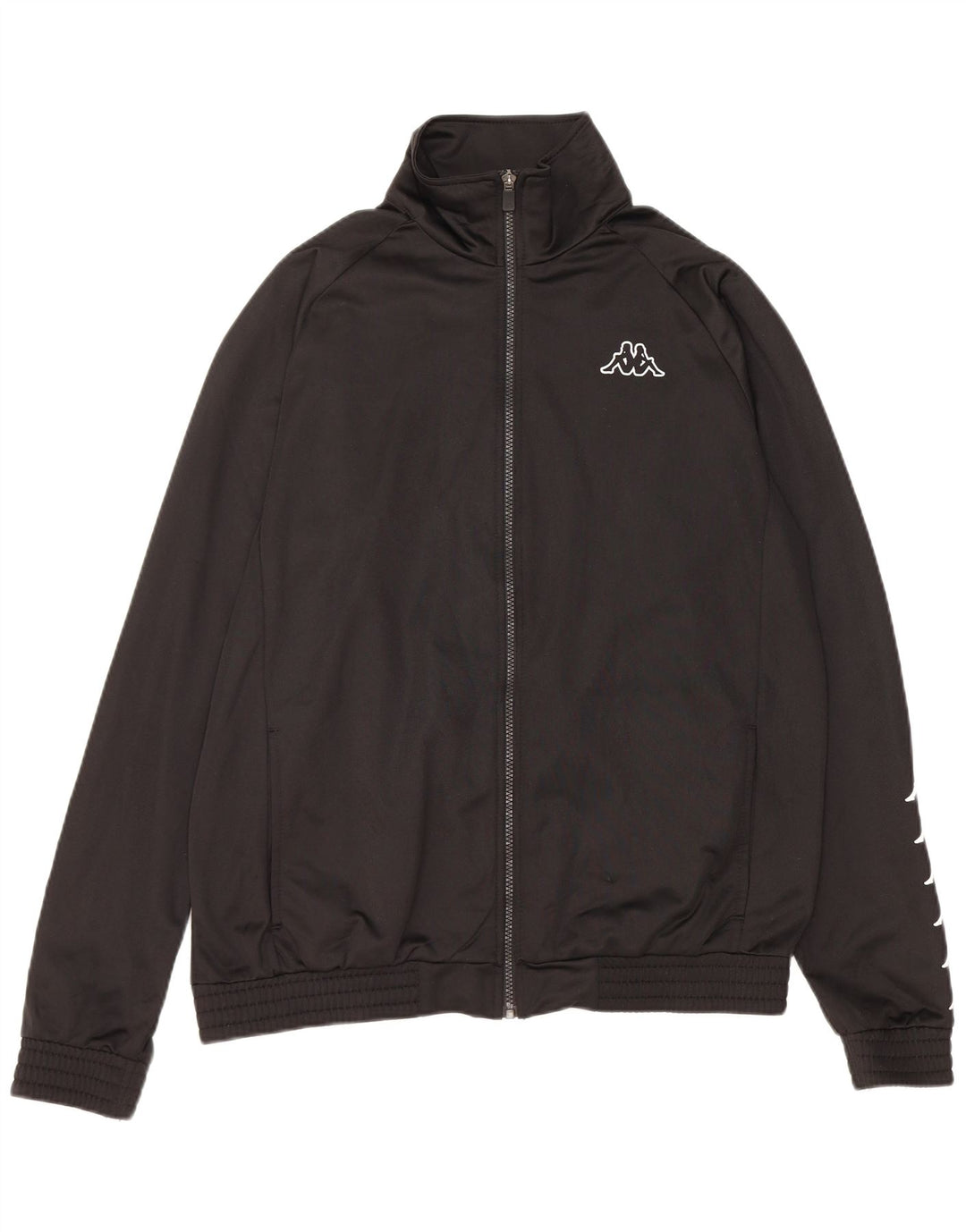 Kappa Herre grafisk træningsdragt Topjakke Stor sort polyester