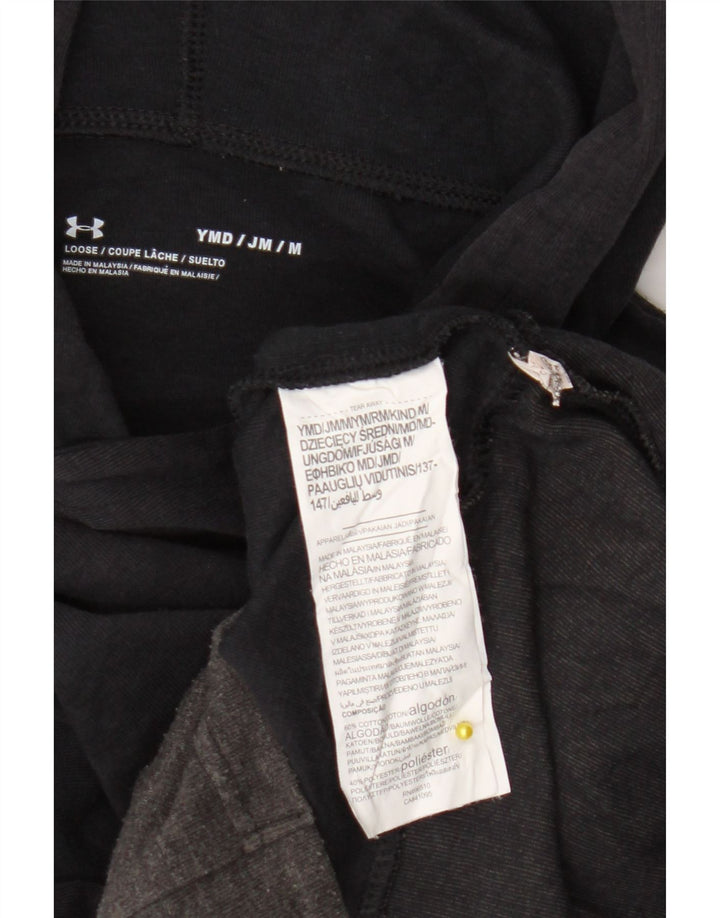 Under Armour Boys grafisk hættetrøje 9-10 år Medium Grey Colourblock